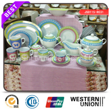 Venda quente Decal Porcelana Dinner Set